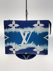 LOUIS VUITTON◆クラッチバッグ/-/BLU/総柄/M69136