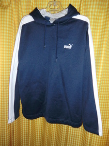 服)パーカー)PUMA◆紺・M◆中古ネイビーブループーマ