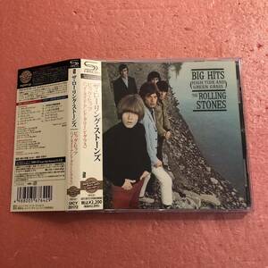 SHM-CD 国内盤 帯付 ザ ローリング ストーンズ ビッグ ヒッツ ハイ タイド アンド グリーン グラス The Rolling Stones Big Hits High Tide