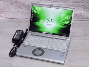 Sランク Panasonic CF-SV7RFCVS 第8世代 i5 8350U メモリ8GB SSD256GB SIMフリー Win11