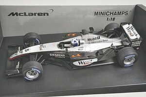 ミニチャンプス PMA 1/18 McLaren Mercedes マクラーレン メルセデス MP4-18 テストカー 5D.クルサード 2003 #5 530031815