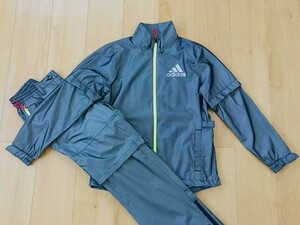 【美品】adidas＊セットアップウインドスーツ＊ネイビー系＊S