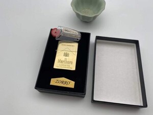 ZORRO【新品 未使用】Marlboro オイルライター 真鍮 ゴールド007