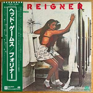 FOREIGNER Head Games 国内盤 LP 帯付き 1979 ATLANTIC P-10698A