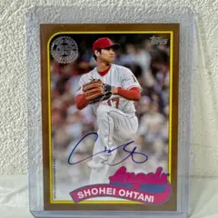 2024 Topps 1989 ドジャース 大谷翔平 直筆サインカード 50シリ