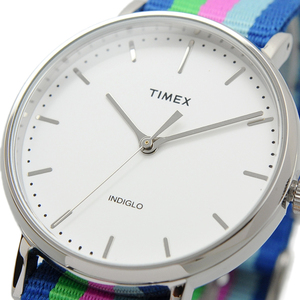 訳有特価！【TIMEX タイメックス】TW2P91700 新品未使用 ウィークエンダー メンズ レディース キッズ ストライプ ナイロン ベルト 腕時計