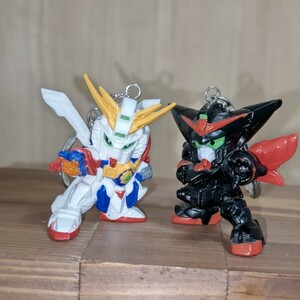 日曜日まで出品☆マスターガンダム&ゴッドガンダム☆機動武闘伝Gガンダム☆キーホルダーフィギュア☆バンプレスト☆スーパーロボット大戦