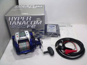 ダイワ ハイパータナコン 600Fe 使用時間少【中古品】DAIWA HYPER TANACOM 大型電動リール 青物 泳がせ釣り