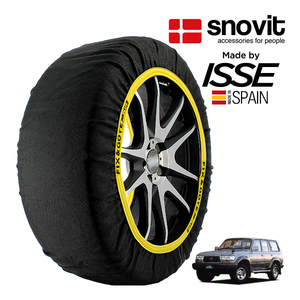 snovit正規品 ISSE製造 SNOW SOCKS トヨタ ランドクルーザー 80 HZJ81V 275/70R16 16インチ 4WD スノーソックス 布 タイヤ チェーン 非金属