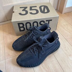 YEEZY BOOST 350 V2 adidas アディダス スニーカー ブラック Black 黒 UK9.5 28.0cm 箱付