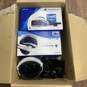 【中古・ジャンク品】PSVR　3台セット.,