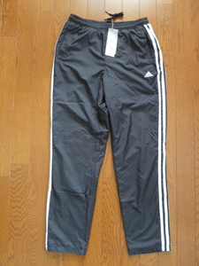 正規品 新品タグ付 adidas レディス 3STRIPES WIND.DRY ロングパンツ OT/LLサイズ BLA＆WHT