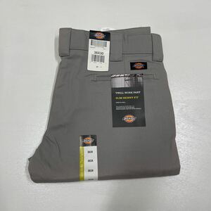 W36 SILVER 極細 未使用品 803 ディッキーズ DICKIES スリムスキニー USA MODEL ワークパンツ 1