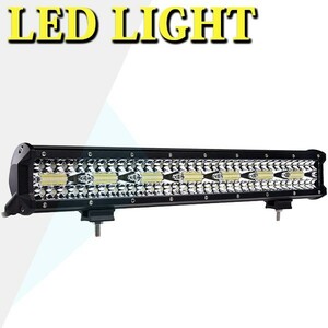 照明 作業灯 LEDワークライト トラック _ホワイト 6500K_ SM420W ジムニー ランクル 1個 20インチ 12V/24V兼用 42000LM 420W 前照灯