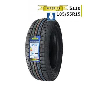 185/55R15 2024年製 新品スタッドレスタイヤ IMPERIAL S110 送料無料 185/55/15