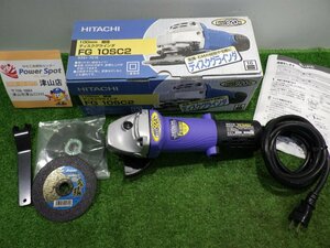 HiKOKI ハイコーキ ディスクグラインダー FG10SC2 砥石径100mm×穴径15mm AC100V 工具 コード式 切断 研削 中古品 240121