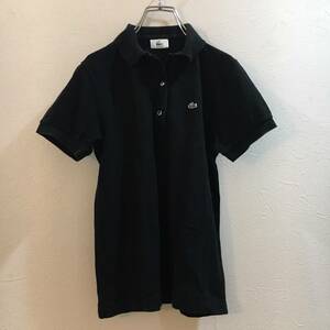 LACOSTE/ラコステ 40サイズ ポロシャツ 半袖シャツ 襟 黒