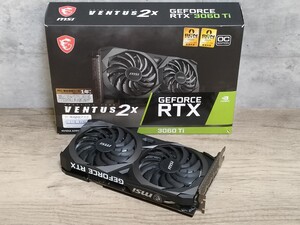 NVIDIA MSI GeForce RTX3060Ti 8GB VENTUS 2X OCV1 LHR 【グラフィックボード】