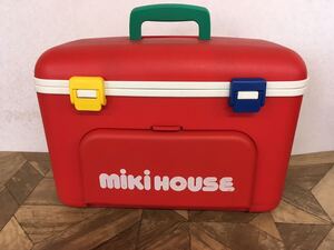 N 2F】★非売品★ mikihouse ミキハウス クーラーボックス ピクニック アウトドア キャンプ ノベルティ レトロポップ カラフル 可愛い 現状