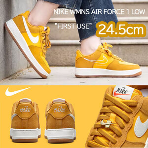 【送料無料】【新品】24.5㎝　NIKE WMNS AIRFORCE1 LOW FIRST USE ナイキ ウィメンズ エアフォース1 ロー ファーストユーズ ゴールド