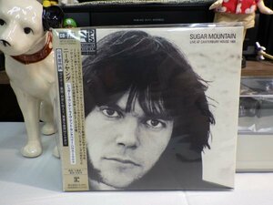 角四｜新品同様Like NEW!!★CD＋DVD / 紙ジャケット / w/OBI / 見本盤★Neil Young 「シュガー・マウンテン・ライヴ～1968」ニールヤング