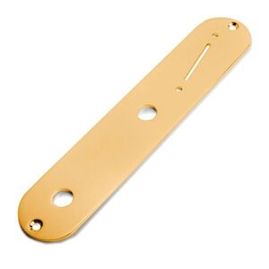 StewMac Control Plate For Tele With Angled Slot GOLD #STEWMAC-CPTELEA-GOLD