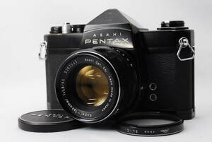 整備済み ペンタックス SL ブラック Super-Takumar 55mm f1.8 レンズセット　#0174 をk
