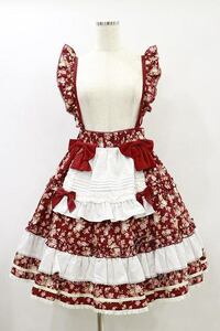 Angelic Pretty / Flower Basketスカート Free レッド H-24-05-29-078-AP-SK-NS-ZH