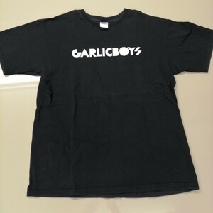 D06 バンドTシャツ　ガーリックボーイズ　ロゴT　GARLIC BOYS pizza of death