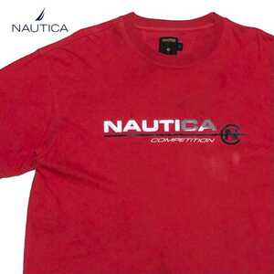 ＊3477 NAUTICA ノーティカ　ノーチカ　リフレクター　ロゴ　Tシャツ