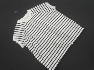 ネコポスOK CLASSICAL ELF クラシカルエルフ ボーダー Tシャツ sizeM/白ｘ黒 ■◆ ☆ efb3 レディース