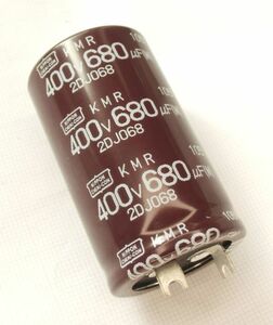 [単品] 日本ケミコン KMR 400V 680uF ●105℃・日本製・小型電源用コンデンサ