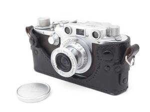 【外観美品】LEICA D.R.P. Ernst Leitz Wetzlar Elmar ライカ IIIC 　*J1