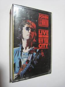 【カセットテープ】 JOHN LENNON / ★新品未開封★ LIVE IN NEW YORK CITY US版 ジョン・レノン ライヴ・イン・ニューヨーク・シティ