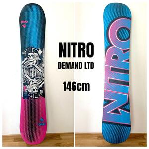 NITRO DEMAND LTD ナイトロ デマンド 146cm スノーボード スノボ 板 ツインチップ ロッカー snowboard twin-tip ROCKER