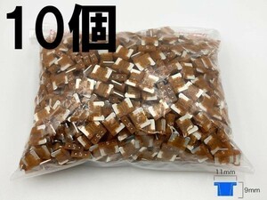 【太平洋精工 5A 黄赤 低背 ヒューズ 10個】 太平洋精工 送料込 LED ドライブレコーダー 接続 検索用) プリウス クラウン