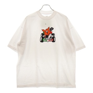 VERDY ベルディ ×YUKI TSUNODA SHIBUYA PARCO POP-UP限定 プリント半袖Tシャツ ホワイト