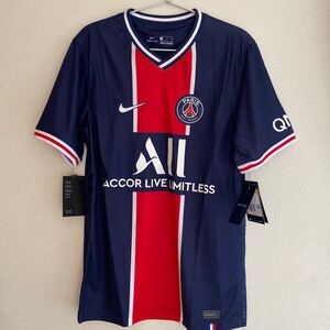 新品　パリサンジェルマン　PSG トップス　ユニフォーム　Tシャツ ナイキ　NIKE 半袖　メンズ　S