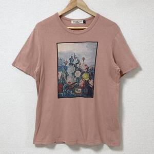 UNDERCOVER 花柄 ローズ 絵画 Tシャツ ピンク 2サイズ アンダーカバー 半袖 カットソー Tee フラワー 薔薇 archive 3100103