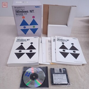 NEC PC-9800シリーズ CD-ROM Software library Windows NT Workstation 3.51 箱説付【20