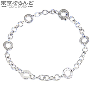 101724805 ブルガリ BVLGARI ブルガリブルガリ ブレスレット ホワイトゴールド K18WG ロゴ 6モチーフ レディース 仕上済