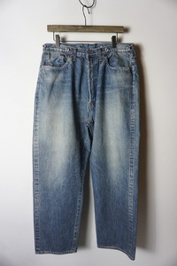 新品 正規 24SS A.PRESSE アプレッセ No.22 Washed Wide Denim Pants ウォッシュド ワイド デニム パンツ 24SAP-04-11H 青32本物119P