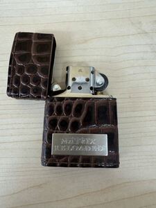 ZIPPO ジッポー オイルライター 喫煙具　ライター　マトリックス　リローデッド　革巻き　映画　売り切り　送料無料