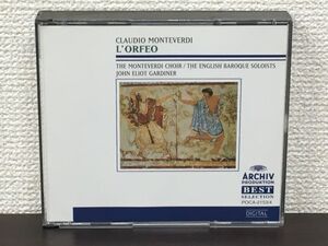 クラウディオ・モンテヴェルディ：歌劇「オルフェーオ」L’ORFEO／ジョン・エリオット・ガーディナー ／CD3枚揃　日本語歌詞有【CD】