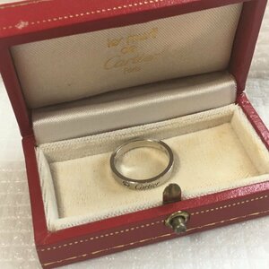 CARTIER カルティエ PT950 一粒ダイヤモンドリング 51 1P Cドゥ 4.9g Cartier IW210CA02CRTE