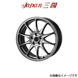 ジャパン三陽 ザック JP-202 アルミホイール 1本 ランサーエボリューションX CZ4A(16×6.5J 5-114.3 INSET38 ブラック)Japan三陽 ZACK