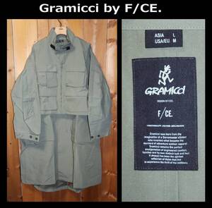 送料無料 即決【未使用】 Gramicci by F/CE. ★ LAYER OUTERWEAR (L) ★ グラミチ 別注 レイヤードアウターウェア コート GUJ2-F3005 併