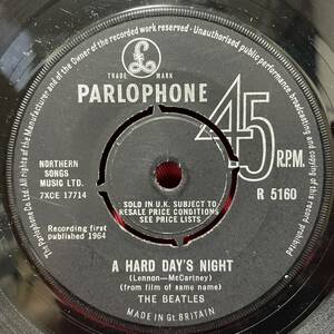 ◆UKorg7”s!◆THE BEATLES◆A HARD DAY