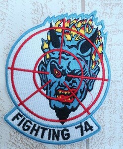 6-9985/未使用品 米軍VF-74 FIGHTING 74 BE DEVILERS SQUADRON ワッペン 送料200円 