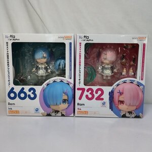 mF439b [人気] ねんどろいど 732 ラム 663 レム / Re:ゼロから始める異世界生活 | フィギュア F